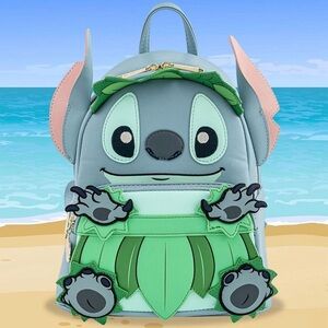Loungefly Disney Lilo and Stitch Luau Stitch Mini Backpack